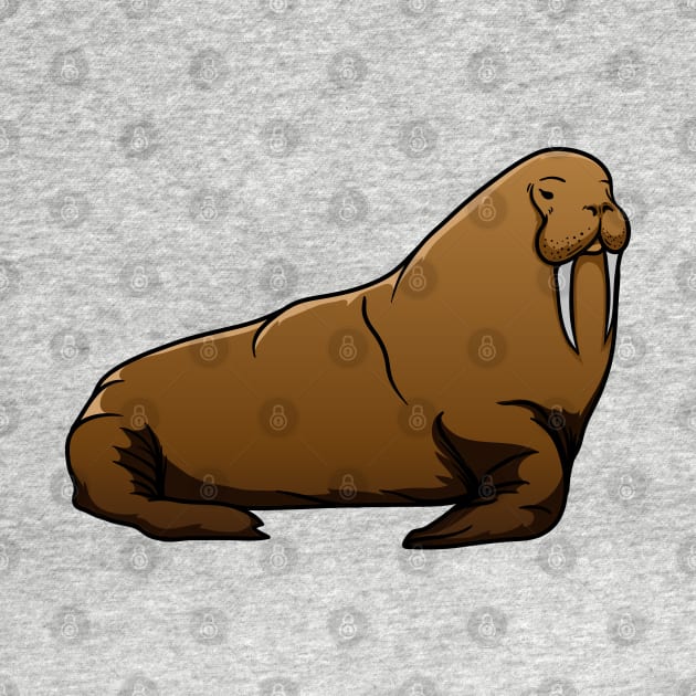 Walrus by Sticker Steve